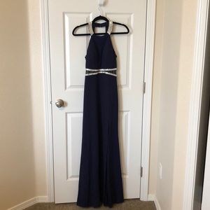 Navy Blue Formal Dress